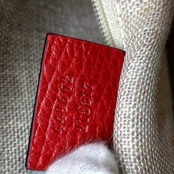 Gucci Red Leather Hand Bag mon875-101025 - Picture 15 of 16